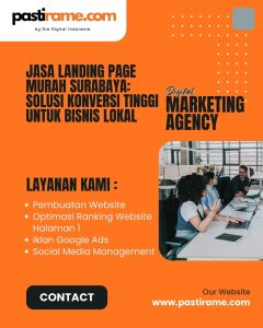 Jasa Landing Page Murah Surabaya: Solusi Konversi Tinggi untuk Bisnis Lokal