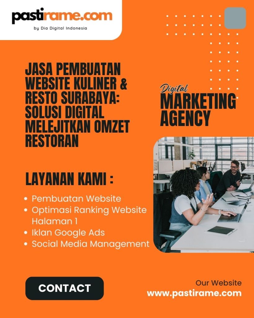 Jasa Pembuatan Website Kuliner & Resto Surabaya: Solusi Digital Melejitkan Omzet Restoran