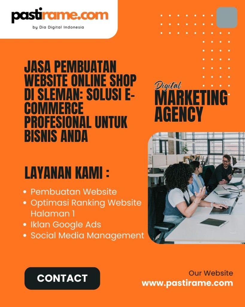Jasa Pembuatan Website Online Shop di Sleman: Solusi E-Commerce Profesional untuk Bisnis Anda