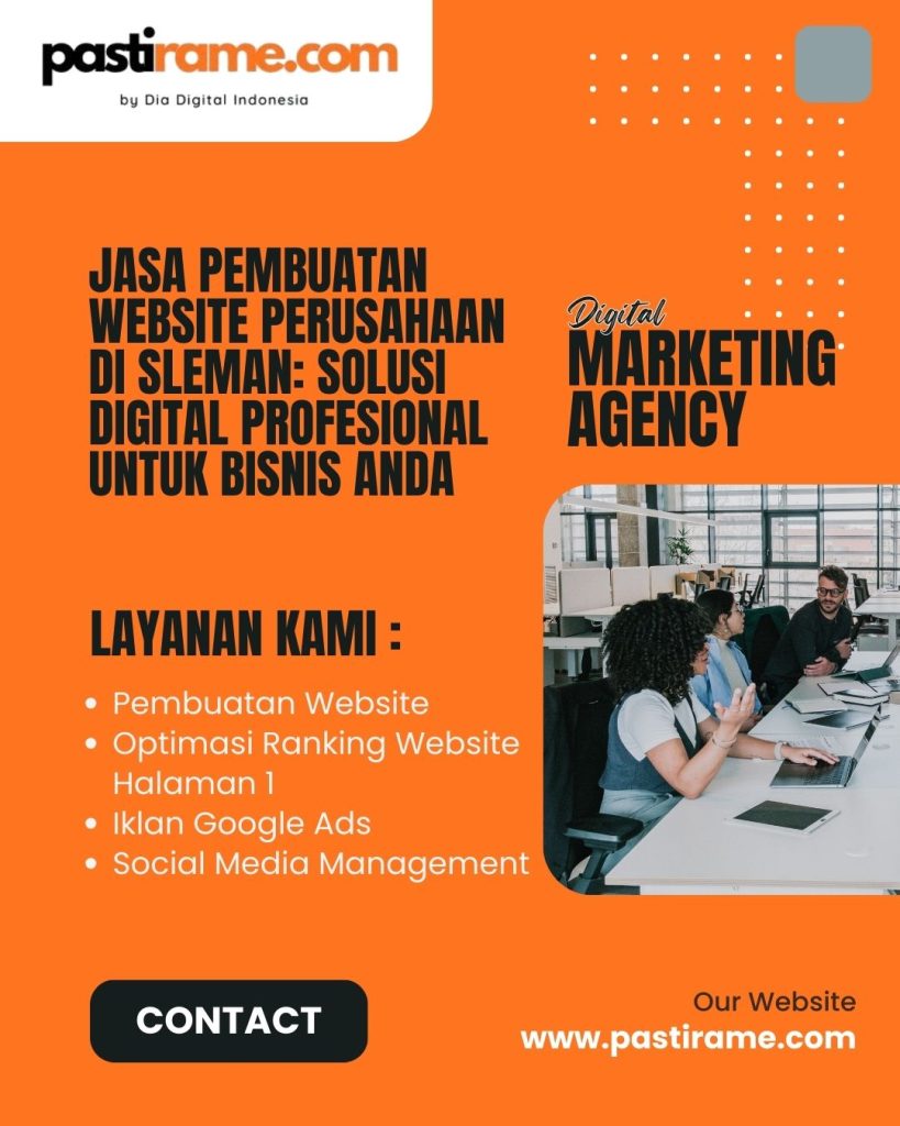 Jasa Pembuatan Website Perusahaan di Sleman: Solusi Digital Profesional untuk Bisnis Anda