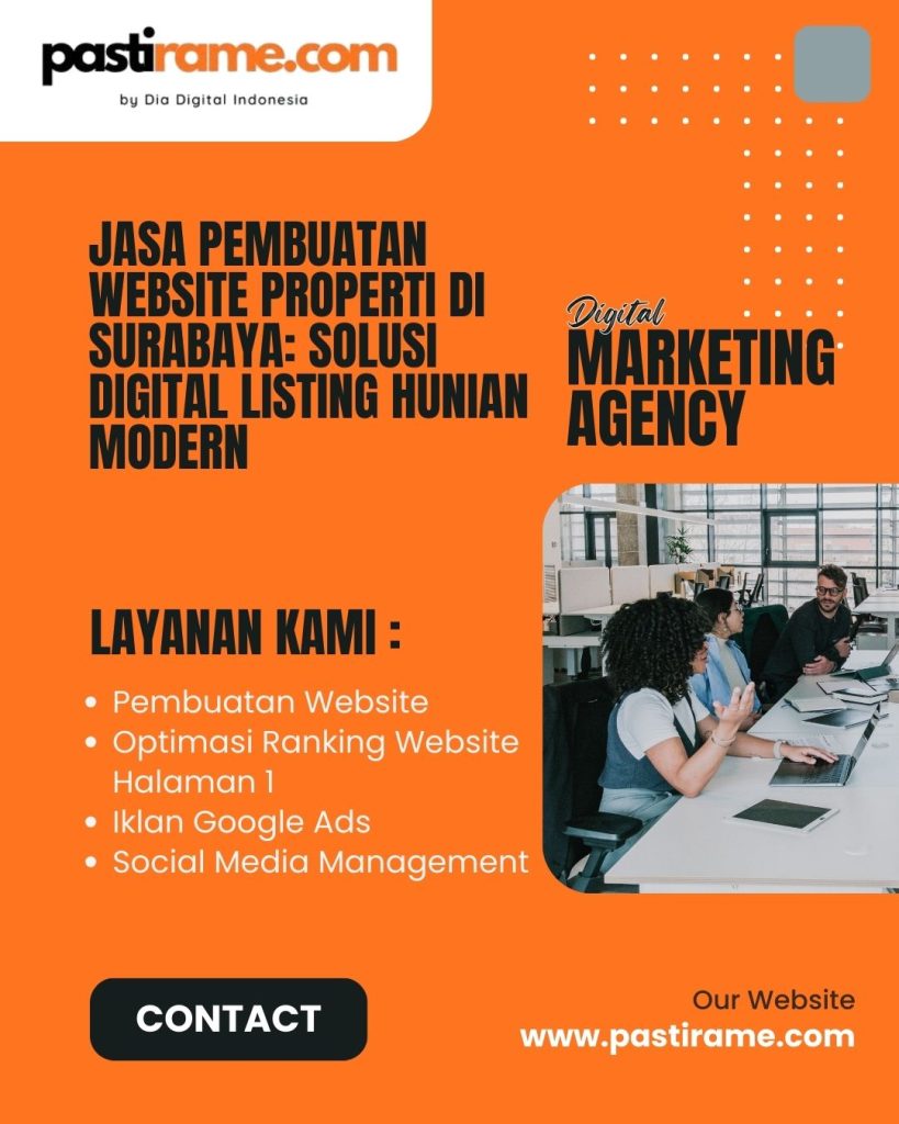 Jasa Pembuatan Website Properti di Surabaya: Solusi Digital Listing Hunian Modern