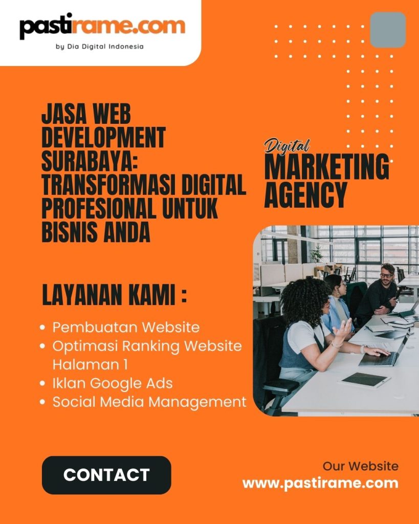 Jasa Web Development Surabaya: Transformasi Digital Profesional untuk Bisnis Anda