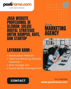 Jasa Website Profesional di Sleman: Solusi Digital Strategis untuk Kampus, Kafe, dan Startup