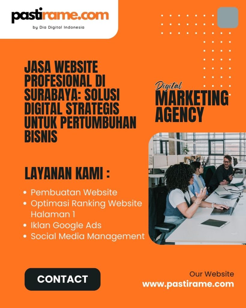 Jasa Website Profesional di Surabaya: Solusi Digital Strategis untuk Pertumbuhan Bisnis