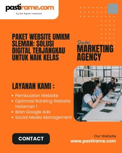 Paket Website UMKM Sleman: Solusi Digital Terjangkau untuk Naik Kelas