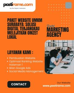 Paket Website UMKM Surabaya: Solusi Digital Terjangkau Melejitkan Omzet Lokal