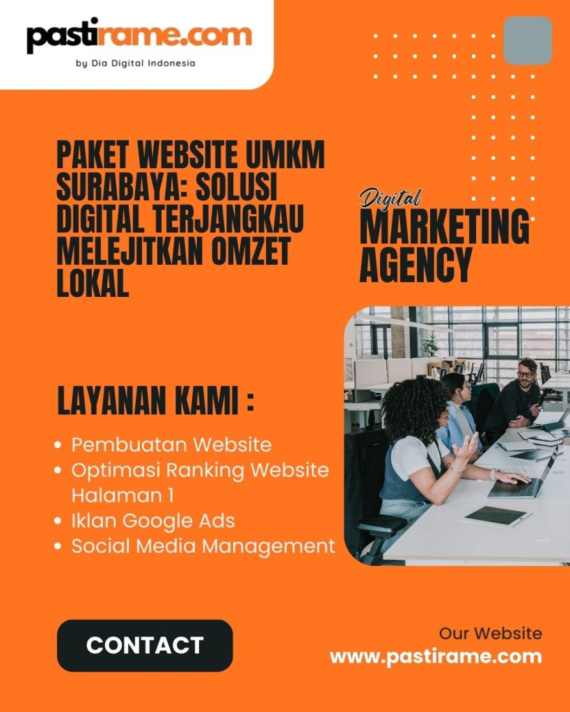 Paket Website UMKM Surabaya: Solusi Digital Terjangkau Melejitkan Omzet Lokal