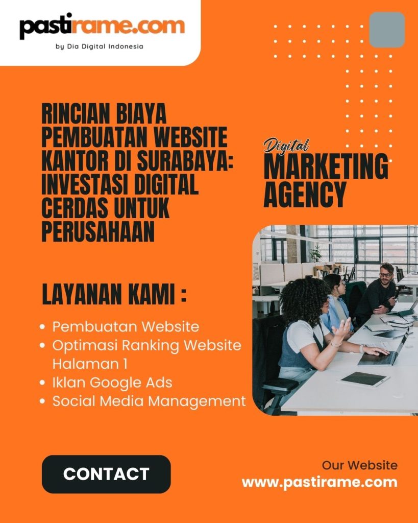 Rincian Biaya Pembuatan Website Kantor di Surabaya: Investasi Digital Cerdas untuk Perusahaan