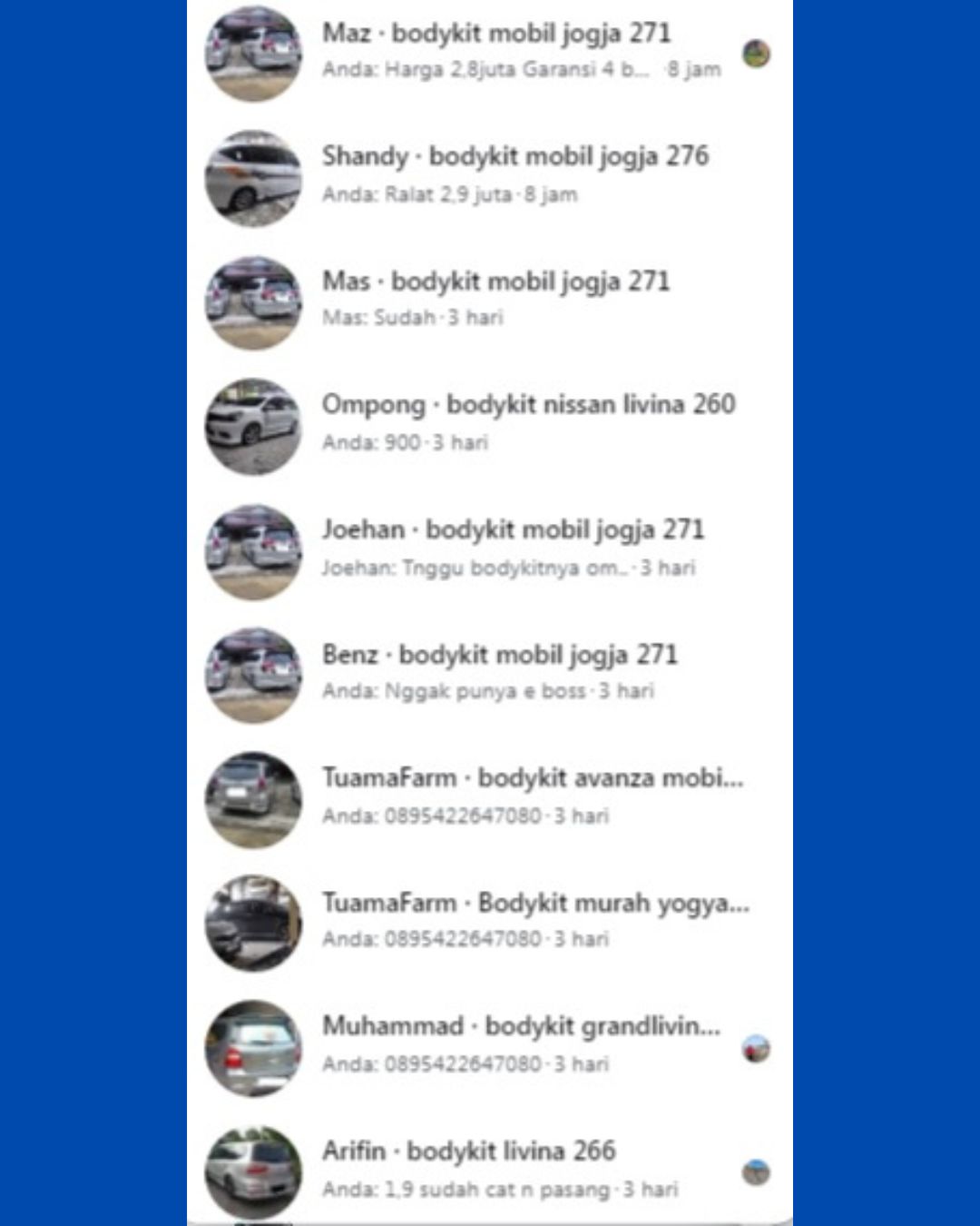 Bukti Chat 1