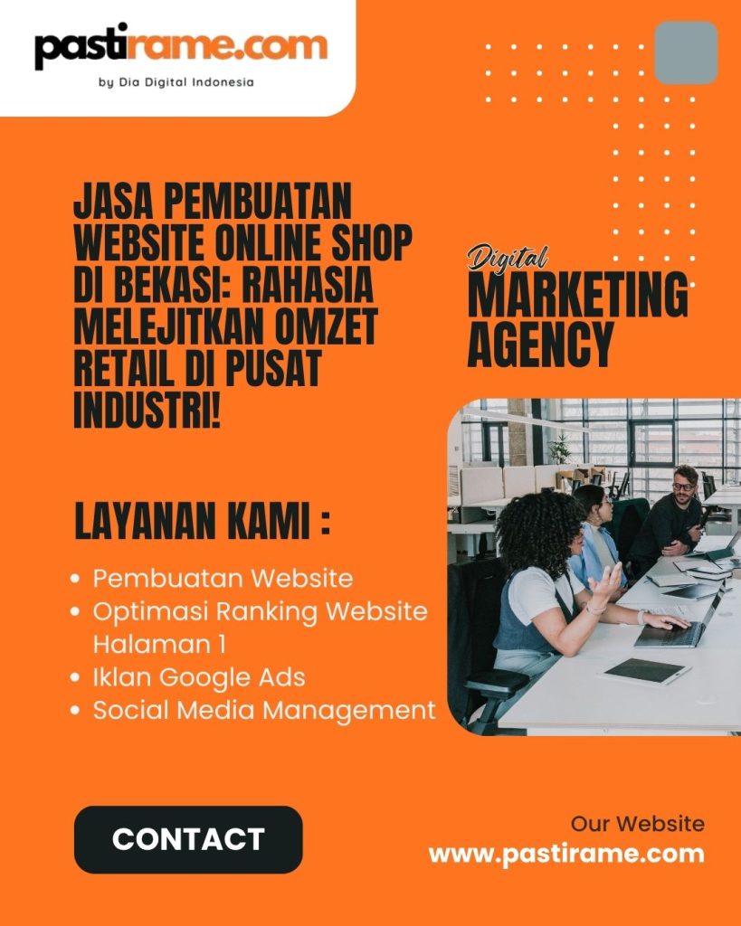 Jasa Pembuatan Website Online Shop di Bekasi: Rahasia Melejitkan Omzet Retail di Pusat Industri!