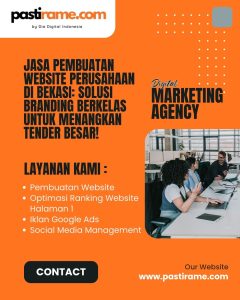 Jasa Pembuatan Website Perusahaan di Bekasi: Solusi Branding Berkelas untuk Menangkan Tender Besar!