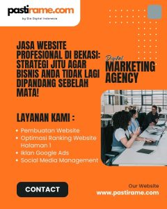 Jasa Website Profesional di Bekasi: Strategi Jitu Agar Bisnis Anda Tidak Lagi Dipandang Sebelah Mata!