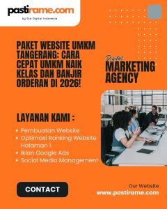 Paket Website UMKM Tangerang: Cara Cepat UMKM Naik Kelas dan Banjir Orderan di 2026!