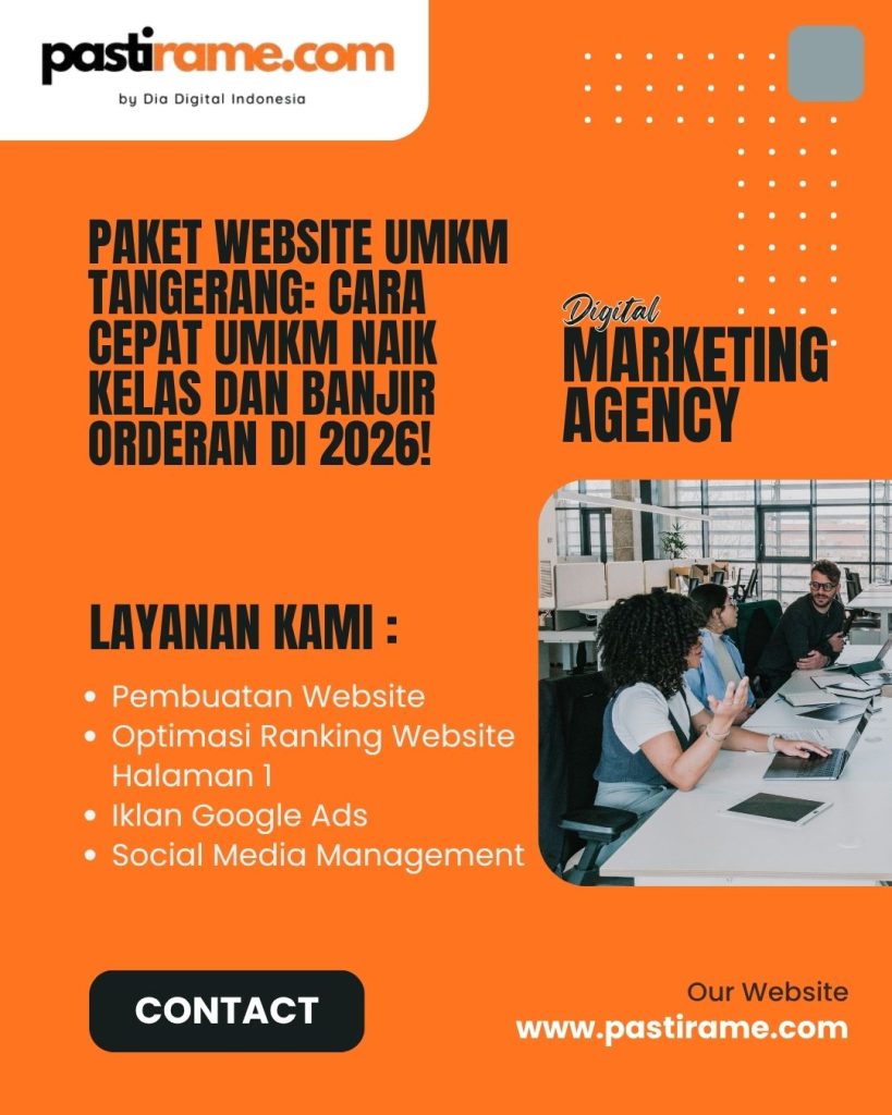 Paket Website UMKM Tangerang: Cara Cepat UMKM Naik Kelas dan Banjir Orderan di 2026!