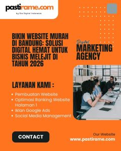 Bikin Website Murah di Bandung: Solusi Digital Hemat untuk Bisnis Melejit di Tahun 2026