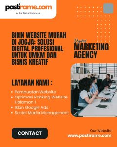 Bikin Website Murah di Jogja: Solusi Digital Profesional untuk UMKM dan Bisnis Kreatif