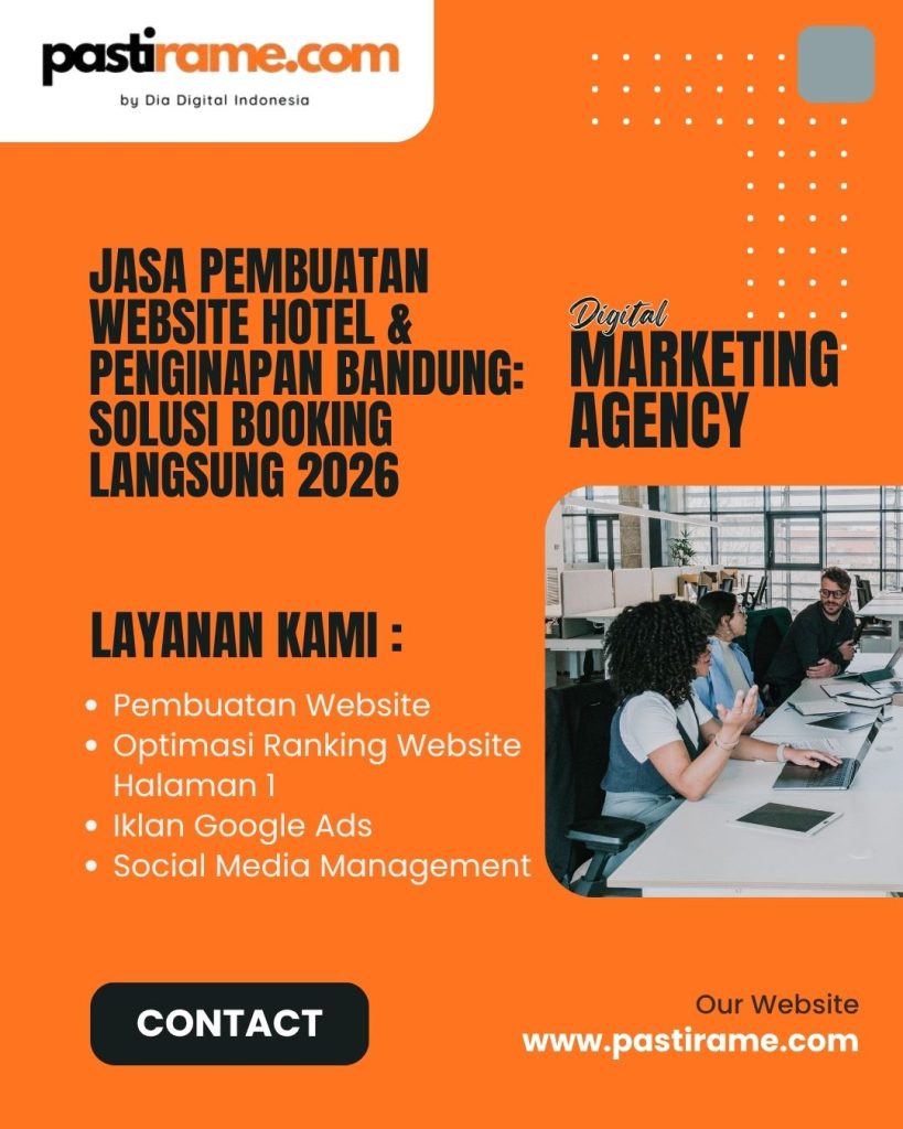 Jasa Pembuatan Website Hotel & Penginapan Bandung: Solusi Booking Langsung 2026