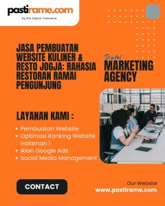 Jasa Pembuatan Website Kuliner & Resto Jogja: Rahasia Restoran Ramai Pengunjung