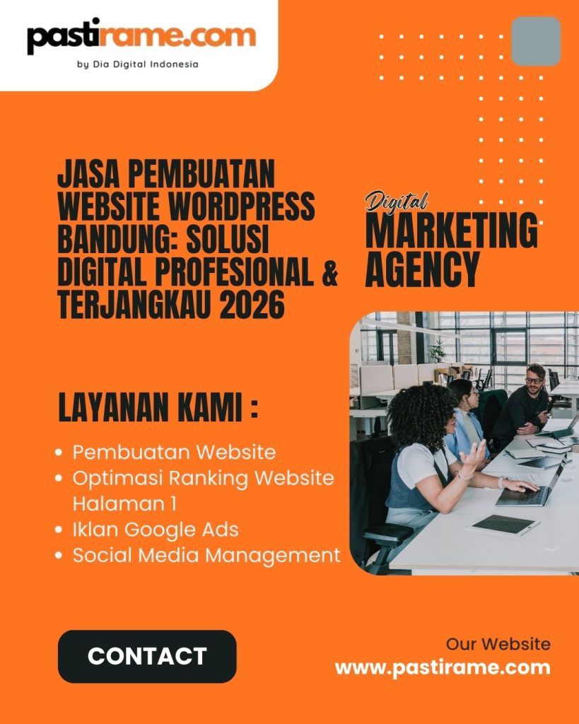 Jasa Pembuatan Website WordPress Bandung: Solusi Digital Profesional & Terjangkau 2026