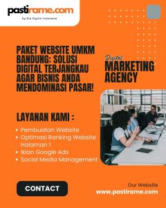 Paket Website UMKM Bandung: Solusi Digital Terjangkau agar Bisnis Anda Mendominasi Pasar!