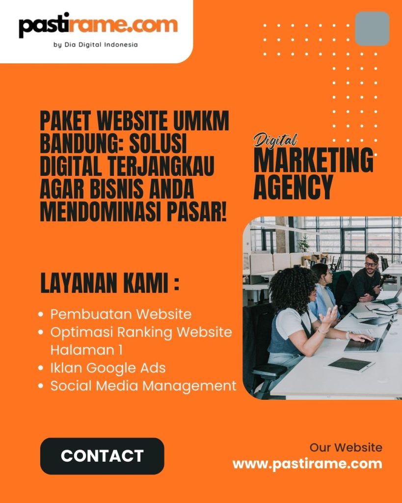 Paket Website UMKM Bandung: Solusi Digital Terjangkau agar Bisnis Anda Mendominasi Pasar!