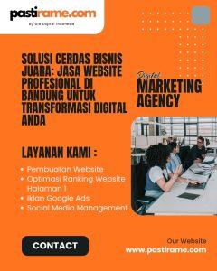 Solusi Cerdas Bisnis Juara: Jasa Website Profesional di Bandung untuk Transformasi Digital Anda
